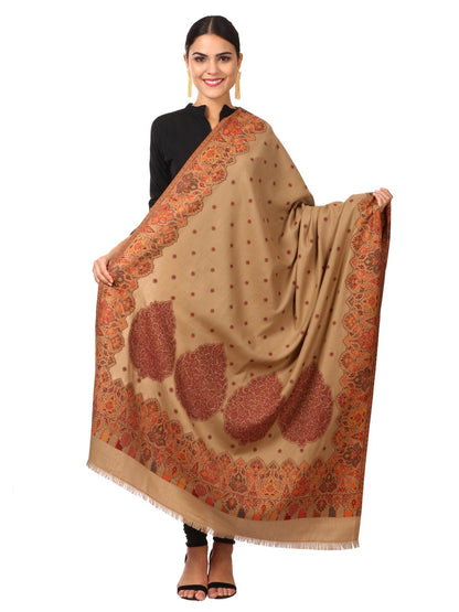 Pashtush Shawl Store Shawl Womens Jamawar Shawl, Soft Faux Pashmina