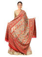 Pashtush Shawl Store Shawl Pashtush Womens Kullu Jamawar Shawl, Faux Pashmina - Red