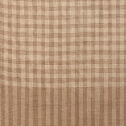 Pashtush Store Pashtush Ultra Soft Womens Wool Shawl Check Design, Natural Faux Pashmina Shawl (Large)